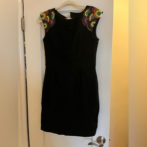 Trina Turk Black Dress with Embellishment